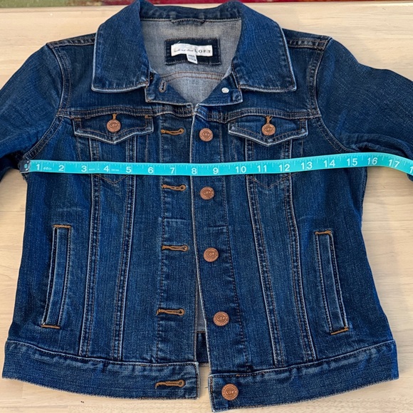 Loft XXSP Fitted Denim Jacket with Copper Buttons, excellent condition - Picture 3 of 10